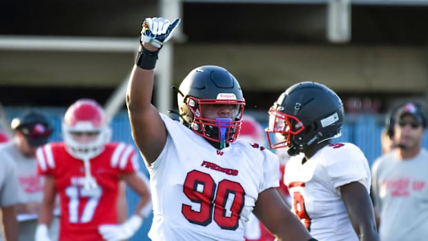 Lakota West Kings football scrimmage Michael Noyes 61